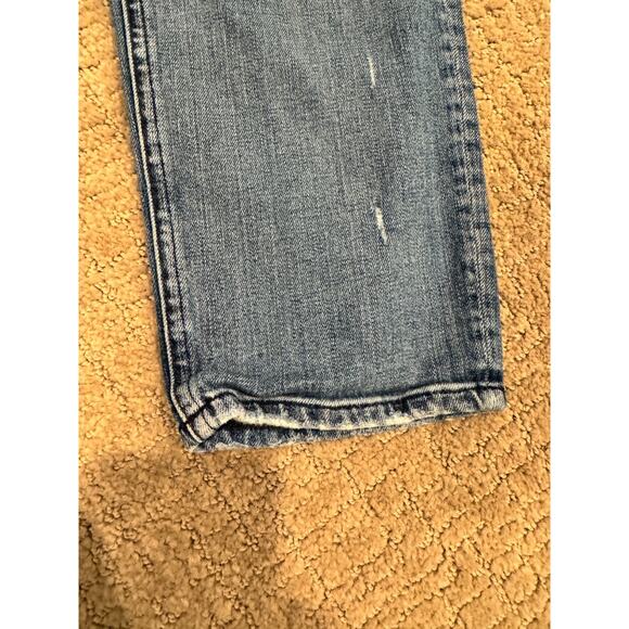 Rag & Bone Dre Low-Rise Slim Boyfriend Jeans Womens Size 27 Light Blue - Picture 7 of 10